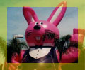advertising bunny blimp