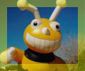 advertising bee blimp